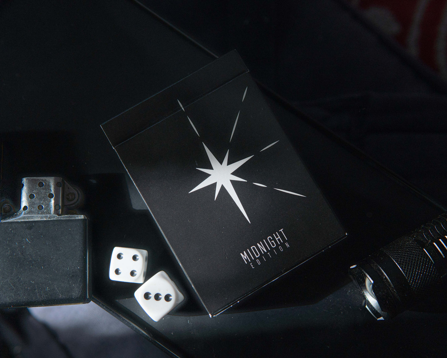 North Star Playing Cards Midnight Marked Black Edition.