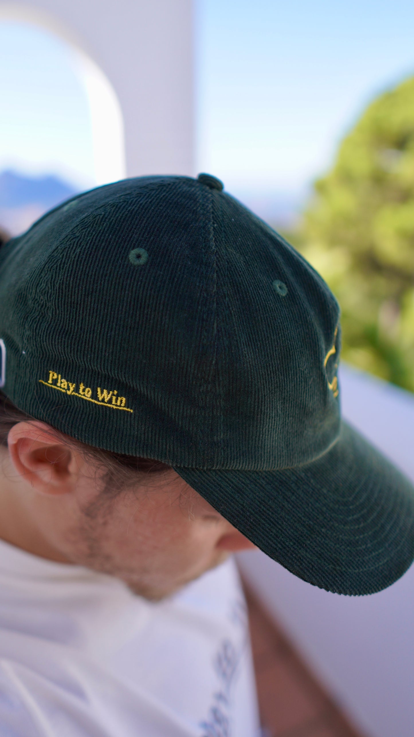 Green/Gold 
Heritage Courdroy CAP