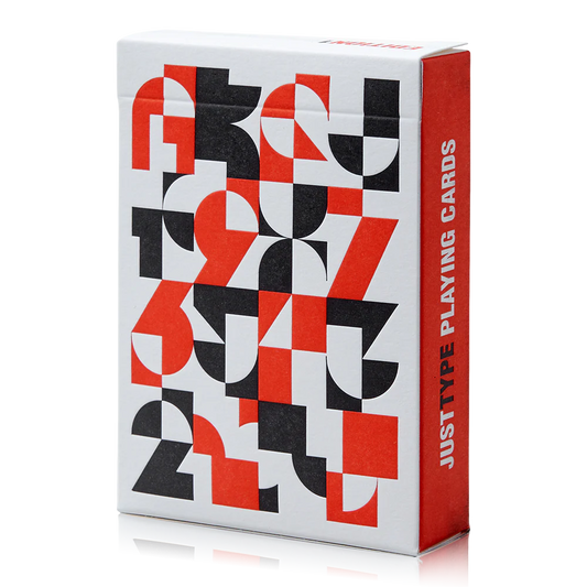 Just Type Playing Cards - 1st Edition by Art of Play